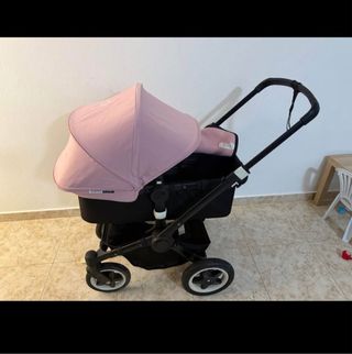 Silla de paseo Bugaboo  Buffalo rosa palo y negra