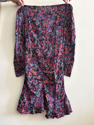 Vestido Zara fiesta estampado floral