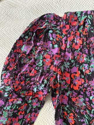 Vestido Zara fiesta estampado floral