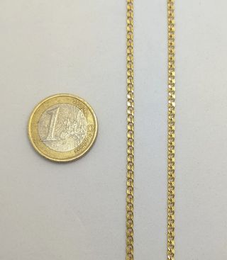 Cadena Arabesca de oro de 18k, 4.3 g, 46 cm.