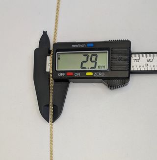 Cadena Arabesca de oro de 18k, 4.3 g, 46 cm.