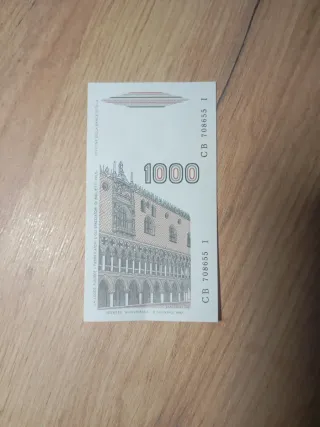 Banconota 1000 Lire 1982 Marco Polo