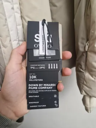 Chaqueta de pluma de esquí