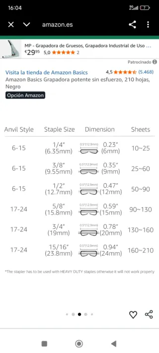 Grapadora industrial negra