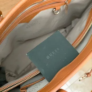 Bolso Guess Piel Marrón Original con certificado