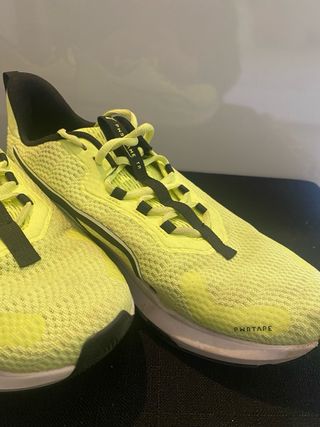 Zapatillas Puma Deportivas Amarillas y Negras