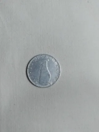 Moneta 5 Lire Italia 1954