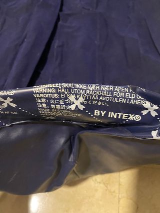 Colchón Inflable Azul