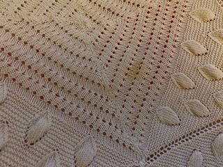 Colcha Ganchillo/Crochet Hecha a Mano Vintage