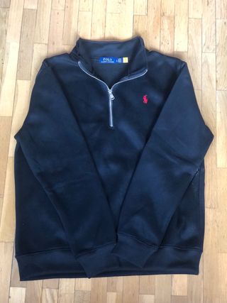 Sudadera Polo Ralph Lauren Quarter Zip Negro - L