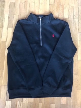 Sudadera Polo Ralph Lauren Quarter Zip Negro - L