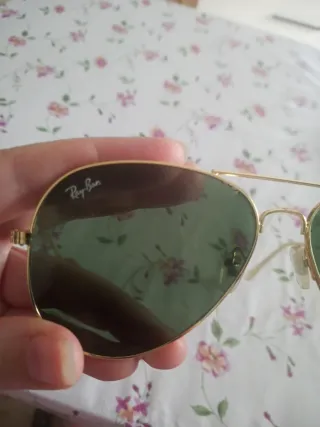 Gafas Ray-Ban Aviator Doradas y Verdes