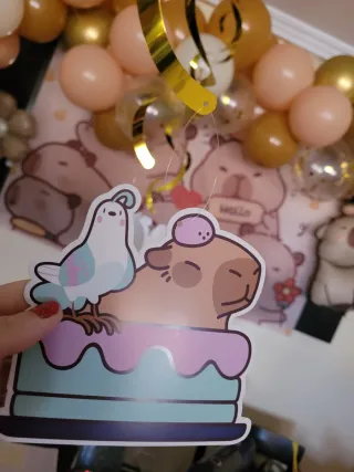 Lote fiesta cumpleaños capibara