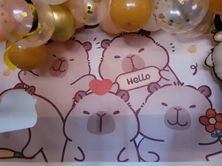 Lote fiesta cumpleaños capibara