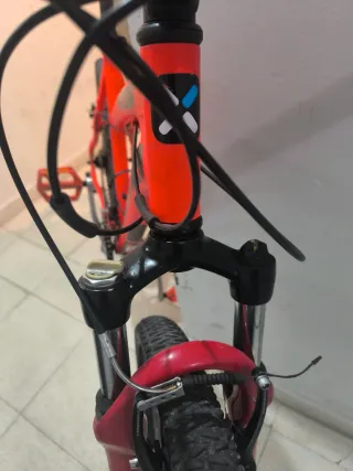 Bicicleta Montaña Naranja Btwin