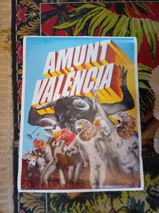 Póster Amunt Valencia