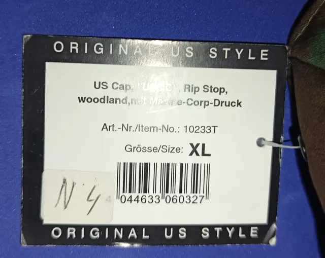 Gorra Militar Camuflaje US Style