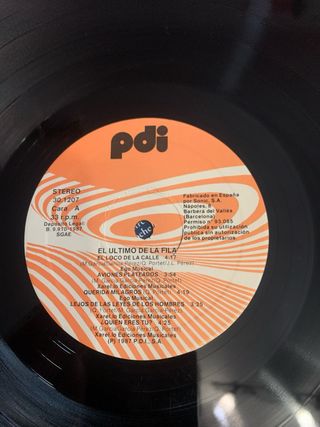 El Último de la Fila - El Loco de la Calle Firmado