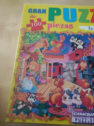 Puzzle 100 piezas grandes La estación (+5 años).