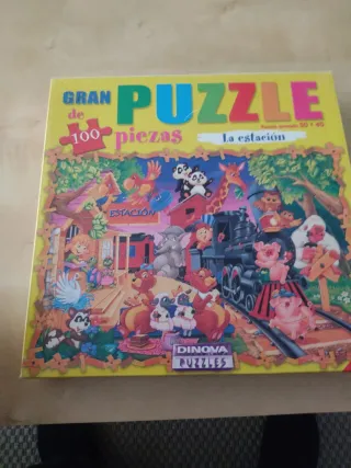 Puzzle 100 piezas grandes La estación (+5 años).