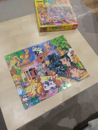 Puzzle 100 piezas grandes La estación (+5 años).
