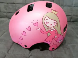 Capacete Uvex Rosa Princesa Corações