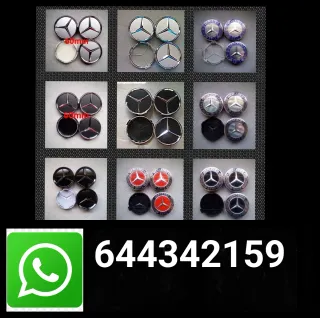 Tapabujes Mercedes-Benz centro rueda llanta logo