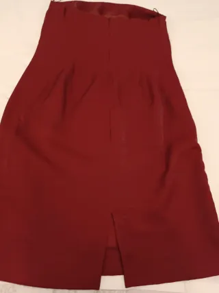 Vestido fiesta granate  Talla M