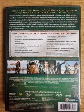 Piratas del Caribe: El Cofre del Hombre Muerto DVD