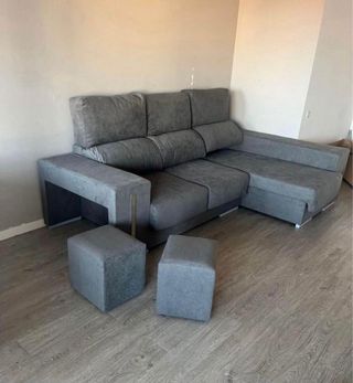 Sofás cheslongue nuevos a estrenar