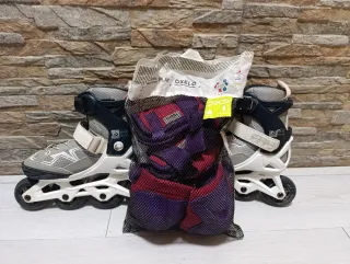 Patines en Línea Ajustables Niños Talla 29-32