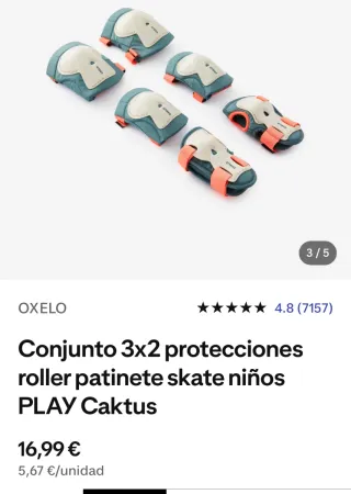 Patines en Línea Ajustables Niños Talla 29-32