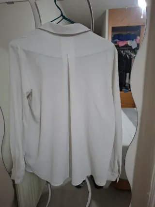 Camisa Mango Blanca Talla S . Da talla