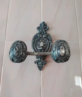 Accesorios Baño Vintage Plata
