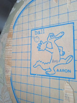 AÑOS 70 ANTIGUA RAQUETA PALETA DE MADERA TENIS