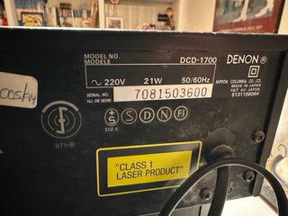 Amplificador Luxman M120A y CD Denon DCD-1700