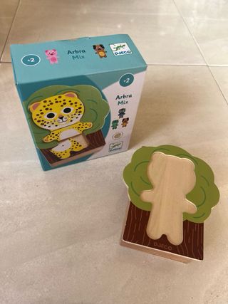 Puzzle Djeco Arbramix animales madera