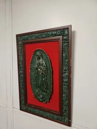 Virgen de Guadalupe Azteca Marco