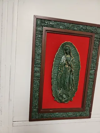 Virgen de Guadalupe Azteca Marco