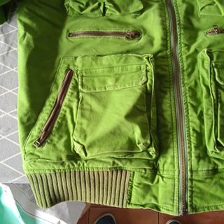 Cazadora SKUN FUNK verde hombre