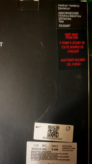 Conjunto Nike Bebé Recién Nacido 3 Piezas