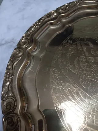 Vassoio vintage metallo URSS