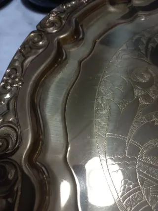 Vassoio vintage metallo URSS