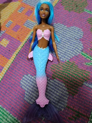 Barbie Sirena Azul y Rosa