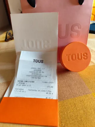 Pendientes Tous Oso Plata