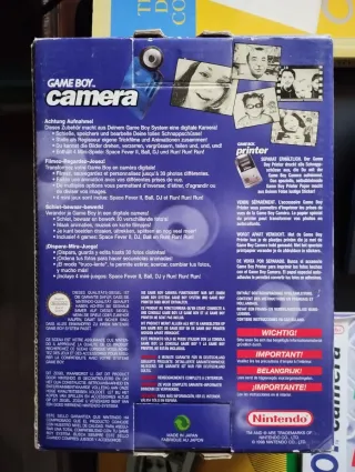 Nintendo Game Boy Camera con caja, manuales insert