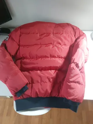 Abrigo Koroshi Rojo Talla L con Capucha