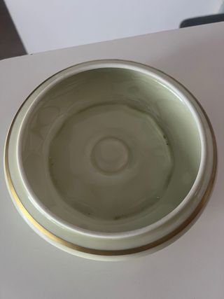 Portagioie Limoges floreale dorato