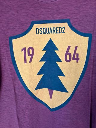 Maglia Dsquared2 XXL Bordeaux Logo Albero