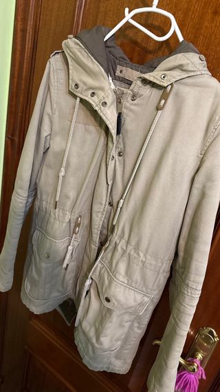 Parka Beige Bershka